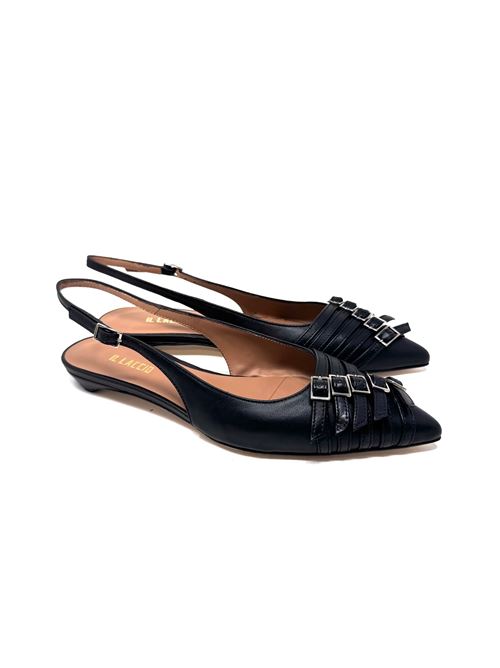 Slingback donna con cinturini IL LACCIO | N822NAPPANERO